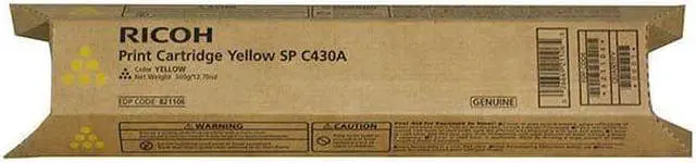 Alt view image 6 of 10 - Ricoh 821106 SP C430 Yellow Toner Cartridge