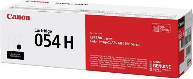 Alt view image 4 of 20 - Canon 054H Toner Cartridge Black 3028C001