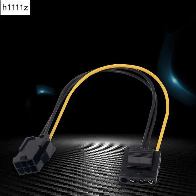 Main image of Molex To PCI E Power Adapter IDE 4Pin 4 Pin Female to 6 Pin Female 6Pin Graphics Video Card Converter Cable 1pcs 1 pcs wholesale