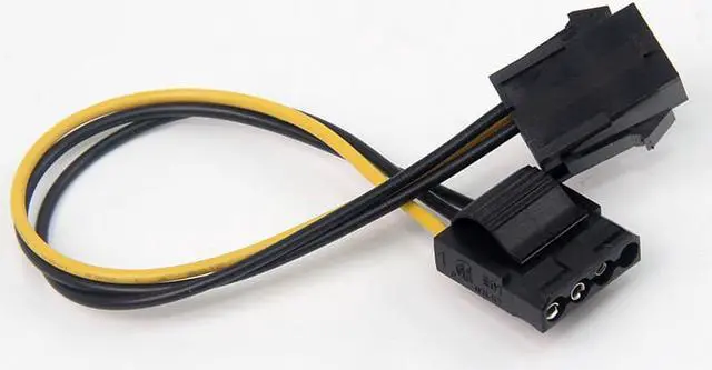 Alt view image 2 of 4 - Molex To PCI E Power Adapter IDE 4Pin 4 Pin Female to 6 Pin Female 6Pin Graphics Video Card Converter Cable 1pcs 1 pcs wholesale