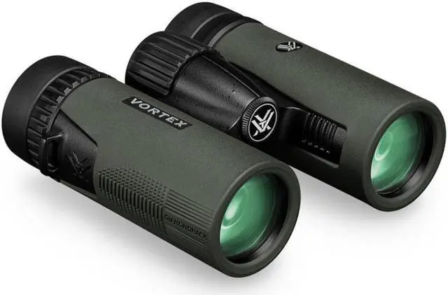 Alt view image 3 of 13 - Vortex Diamondback HD 8x32 Binoculars, Green,
