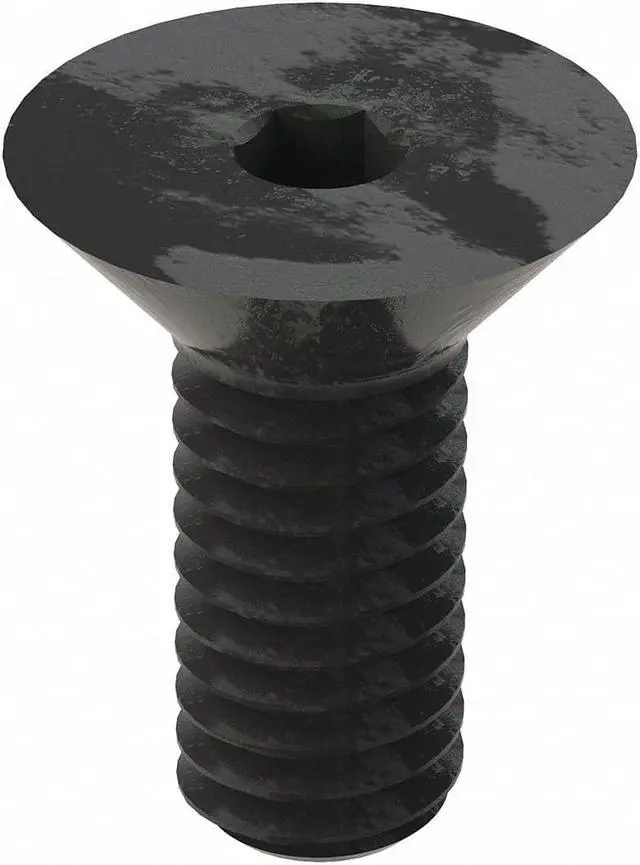 Alt view image 4 of 5 - ZORO SELECT DFSC0310050CP-PK100 5/16"-18 Flat Socket Head Cap Screw, 1/2 in L,
