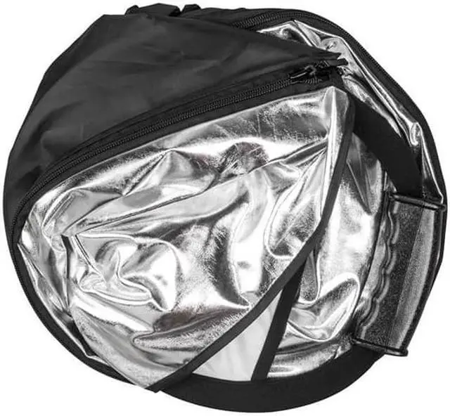 Alt view image 3 of 12 - Glow 5-in-1 Collapsible Triangle Reflector with Handle (30") #TCR18-30