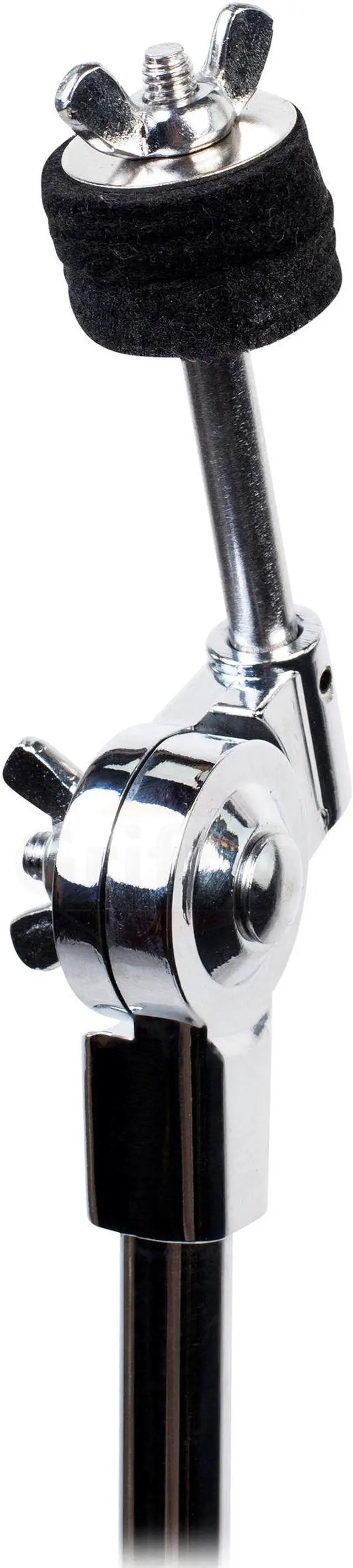 Alt view image 8 of 8 - Double Tom Drum Stand with Cymbal Arm by GRIFFIN | Drummers Percussion Set Hardware with Dual Drum Mounts | Medium Duty Tom Holder with Double Braced Tripod Legs | Accommodates All Standard Cymbals