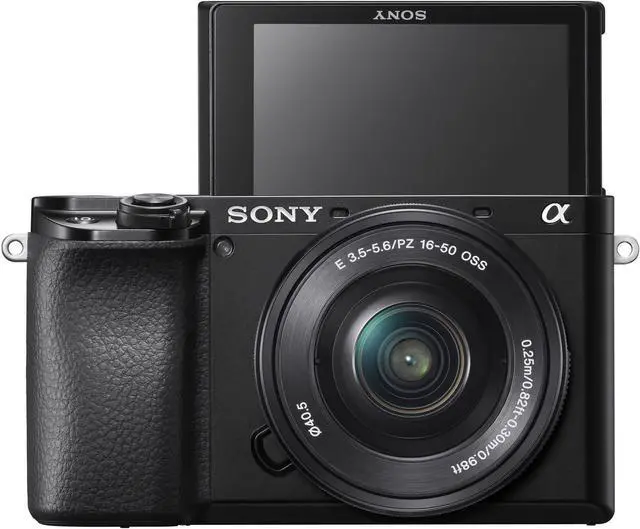 Alt view image 2 of 20 - Sony Alpha a6100 Mirrorless Digital Camera with 16-50mm and 55-210mm Lenses