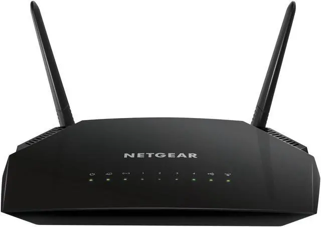 Main image of NETGEAR WiFi Router (R6230) - AC1200 Dual Band Wireless Speed (up to 1200 Mbps) | Up to 1200 sq ft Coverage & 20 Devices | 4 x 1G Ethernet and 1 x 2.0 USB Ports