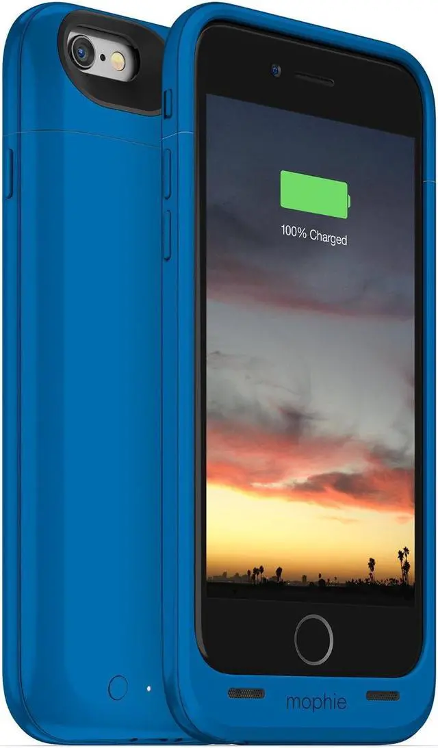 Alt view image 2 of 10 - mophie juice pack Air for iPhone 6/6s (2,750mAh)- Blue