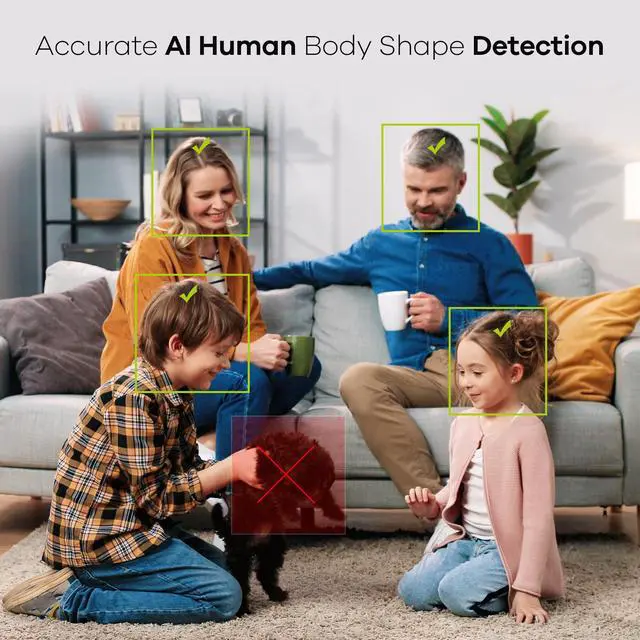 Alt view image 5 of 7 - SANNCE 8 Channel 5MP Super HD Wireless NVR Security Camera System with 3MP WiFi Cameras Remote Access & Smart Motion Alerts Built-in Mic AI Human Detection IP66 Water 6 Camera With 2TB HDD