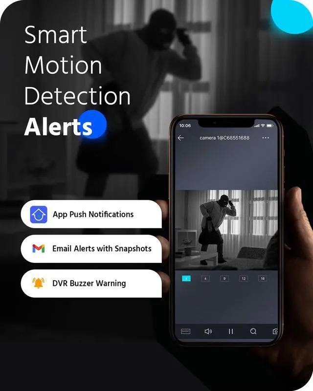 Alt view image 6 of 7 - ANNKE  Upgraded 16-Channel 1080p Lite Hybrid H.265+ 5-in-1 DVR for 24/7 Security Surveillance,Simple DIY Installation,included 1TB Hard Disk