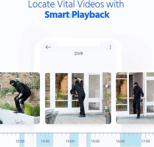 Alt view image 2 of 7 - ANNKE  Upgraded 16-Channel 1080p Lite Hybrid H.265+ 5-in-1 DVR for 24/7 Security Surveillance,Simple DIY Installation,included 1TB Hard Disk