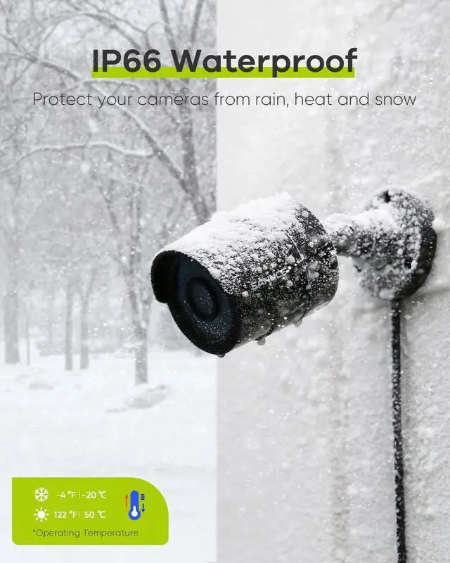 Alt view image 6 of 7 - SANNCE AHD/TVI/CVI/CVBS 4-in-1 1080p Security Camera IP66 Weatherproof Analog CCTV Surveillance Bullet Camera for Indoor and Outdoor Use