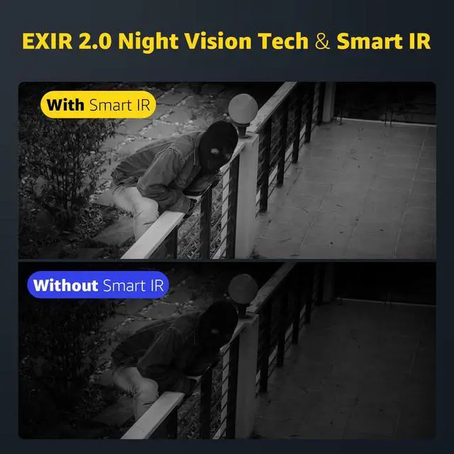 Alt view image 7 of 7 - ANNKE 8CH H.265+ 3K Lite Security Camera System with AI Human/Vehicle Detection, 4 x 1920TVL 2MP Wired CCTV IP66 Cameras for Indoor Outdoor Use, Remote Access, NO HDD, Surveillance System Kit