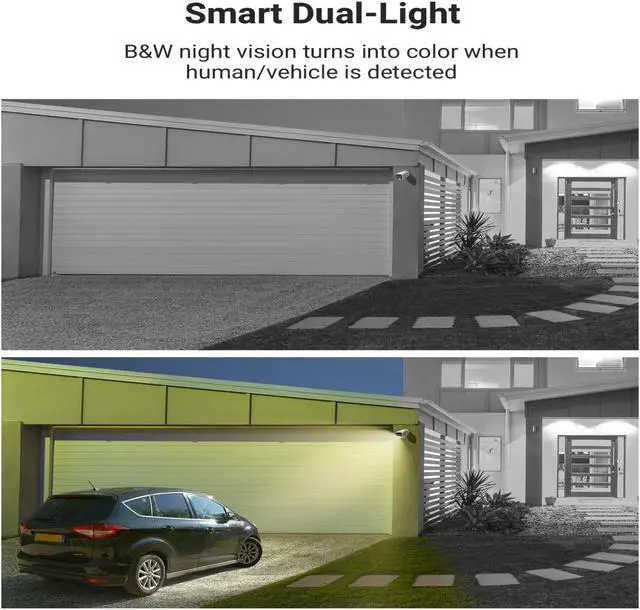 Alt view image 6 of 7 - ANNKE Home Wired Camera Security System with Audio, 8CH 3K Lite H.265+ AI DVR with 1 TB Hard Drive and 8 X 1080P IP67 Weatherproof Cameras with Dual Light, Human/Vehicle Detection, Color Night Vision