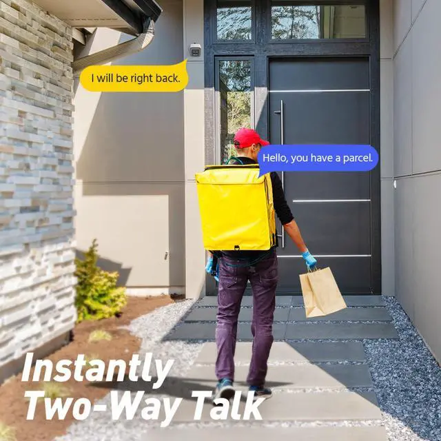 Alt view image 4 of 7 - ANNKE HD 4K POE Outdoor Surveillance Security Camera Two Way Audio AI Color Night Outdoor IP Network, Bullet Cameras with 4mm Lens, Human&Vehicle Detection, Built-in Microphone, H.265+, Night Vision