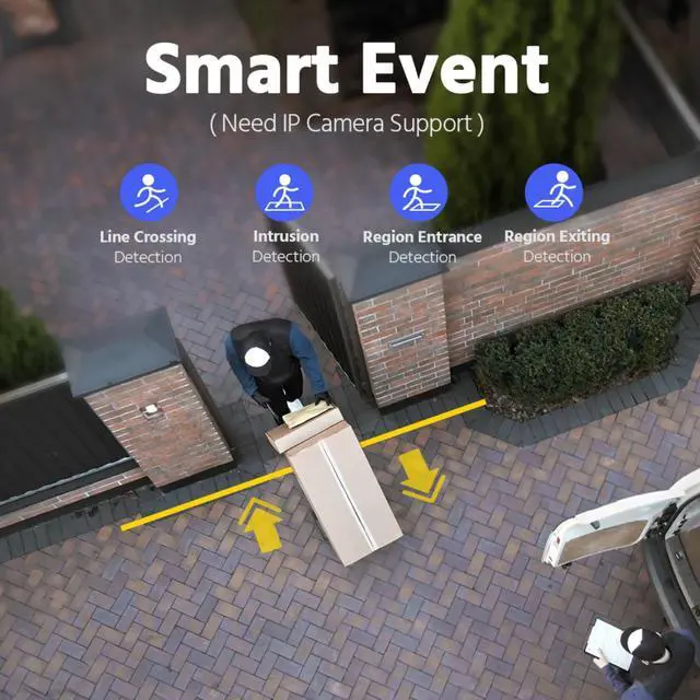 Alt view image 5 of 7 - ANNKE Ultra 12MP HD 8CH PoE NVR, 12MP PoE Network Video Recorder, Support up to 8 x 8MP/5MP/4MP/1080p HD PoE IP Cameras, Reliable Plug and Play Security System, 0TB HDD