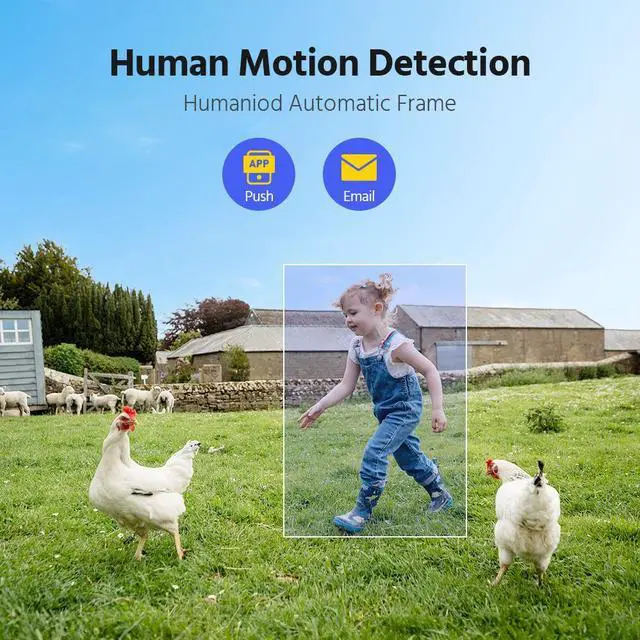 Alt view image 5 of 7 - ANNKE Wireless Security Camera Outdoor,4MP Dual Light WiFi Battery Camera with Solar Panel,IP65 Waterproof,Color Night Vision,AI Motion Human Detection,2-Way Talk