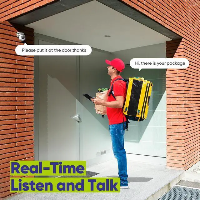 Alt view image 4 of 7 - SANNCE 4K PCS PoE Dome Camera with Microphone/Audio, Security Camera Outdoor Night Vision 100ft Waterproof IP66 Indoor Wide Angle 2.8mm 24/7 Recording Add-on Camera, Vehicle and Pedestrian Inspe 4