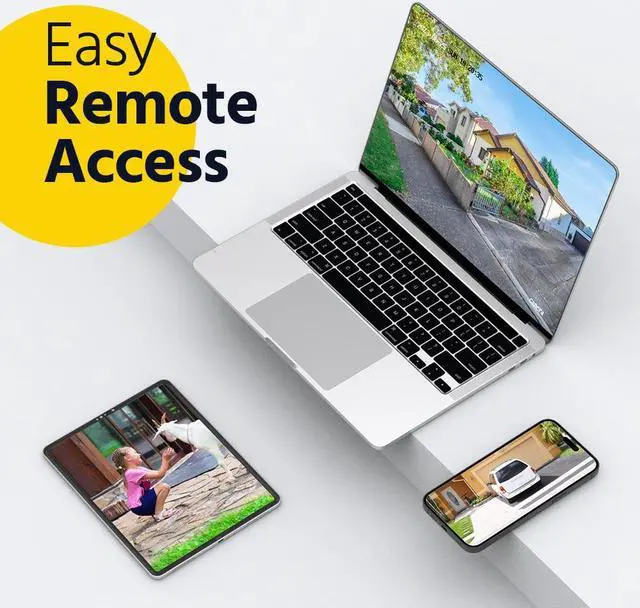 Alt view image 5 of 7 - ANNKE 4PCS 3K PoE Security IP Camera, Outdoor Turret Surveillance Wired Cameras for Home Security, AI Human/Vehicle Detection, Night Vision, 2.8mm Lens, Built-in Mic, IP67 Waterproof