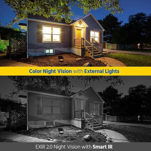 Alt view image 4 of 7 - ANNKE Dome 5MP Poe Security IP Camera Super HD H.265+ with 100 ft EXIR 2.0 Night Vision,120 dB WDR & 3D DNR, Support 256 GB TF Card, Remote Access Built-in Mic, IP67 Weatherproof