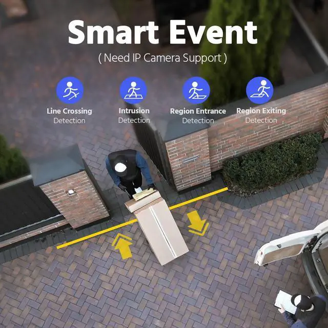 Alt view image 4 of 7 - ANNKE 12MP 16CH NVR (1080p/3MP/4MP/5MP/8MP/12MP) POE Network Video Recorder for Home Security Camera System - Supports up to 16 x 12MP IP Cameras, No Hard Drive
