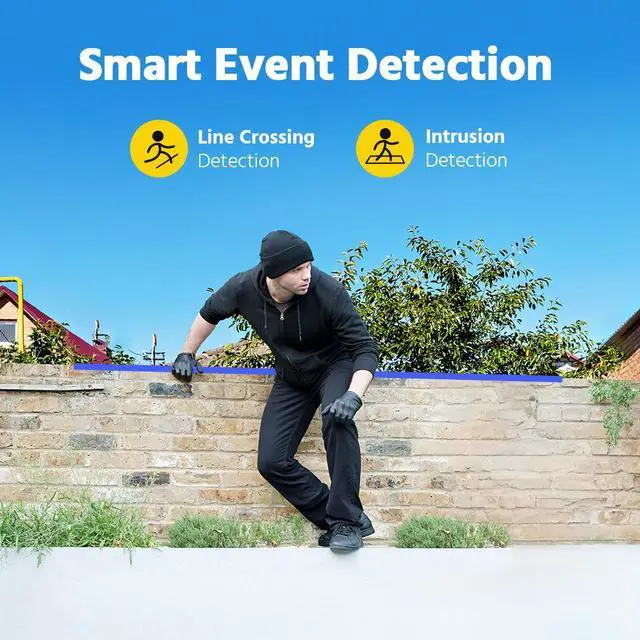 Alt view image 7 of 7 - ANNKE 4K Security Camera System, 8CH 8MP AI DVR with Human & Vehicle Detection, 0TB HDD and 8x4K IP67 Bullet Home & Surveillance Cameras, Easy Remote View, Smart Dual Light