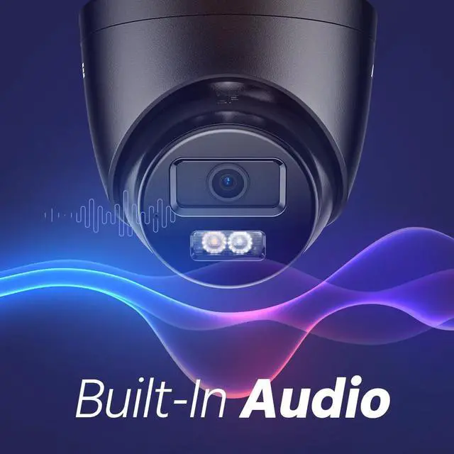 Alt view image 4 of 7 - ANNKE AC500 3K PoE Security Camera, Outdoor Surveillance Wired Cameras for Home Security, AI Human/Vehicle Detection, Smart Dual Light, Color Night Vision, 120 dB WDR, 2.8mm Lens, Built-in Mic-Black