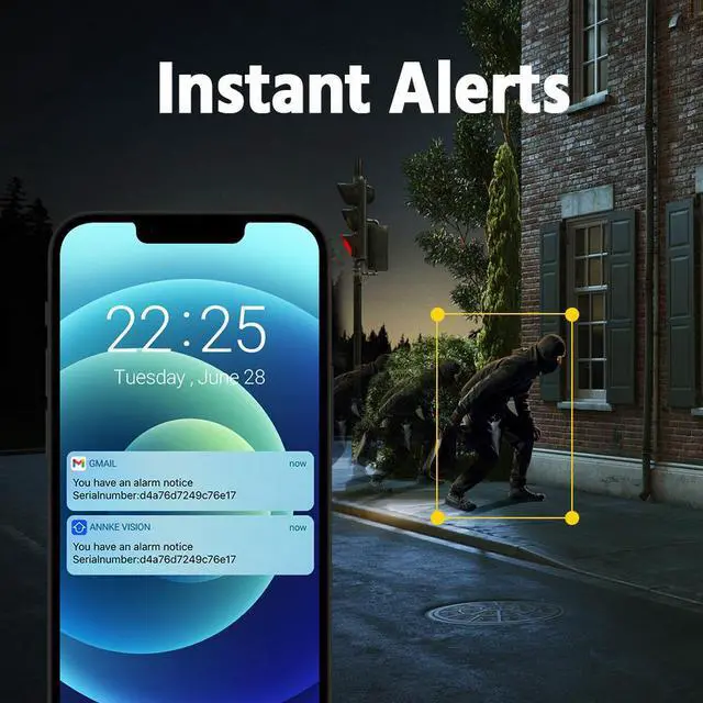 Alt view image 5 of 7 - ANNKE C800 4K 8MP PoE Security Camera with AI Human/Vehicle Detection, H.265+ Bullet IP Outdoor Camera FOV 96° Wide Angle 4mm Lens, Built-in Mic & SD Card Slot, IP67, 100 ft Night Vision