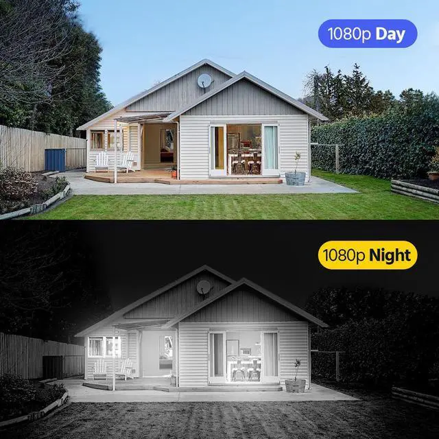 Alt view image 2 of 7 - ANNKE 2MP Security Camera System, 8 Channel 3K Lite DVR Recorder with AI Motion Detection, 4X 1080P Add-on Wired Cameras with 65ft IR Night Vision, IP67, 3.6mm Lens, 0TB HDD, Black