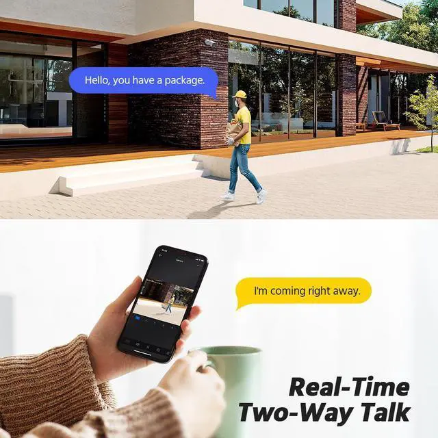 Alt view image 4 of 7 - ANNKE 4K 8MP PoE Security Camera with Two-Way Audio, Varifocal IP Camera with 2.8mm-12mm Lens, 4X Optical Zoom, Smart Dual Light, Color Night Vision, Human&Vehicle Detection, Up to 512GB Storage