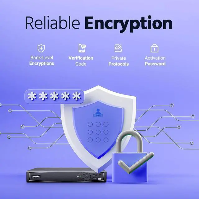 Alt view image 7 of 7 - ANNKE H.265+ 8CH PoE Surveillance Camera Set, 12MP NVR Recorder and 8x 3K Outdoor Surveillance Bullet Camera, Colour Night Vision, Person and Vehicle Detection, Smart Dual Light, 0TB Hard Drive