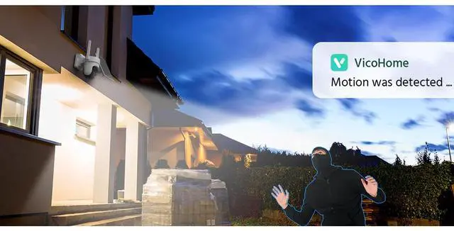 Alt view image 3 of 7 - ANNKE 4G LTE Cellular Wireless Outdoor Security Camera, Battery & Solar Powered, 3MP Dual Light Night Vision, 355° Pan & 90° Tilt, Two-Way Audio, 128 GB Local Storage