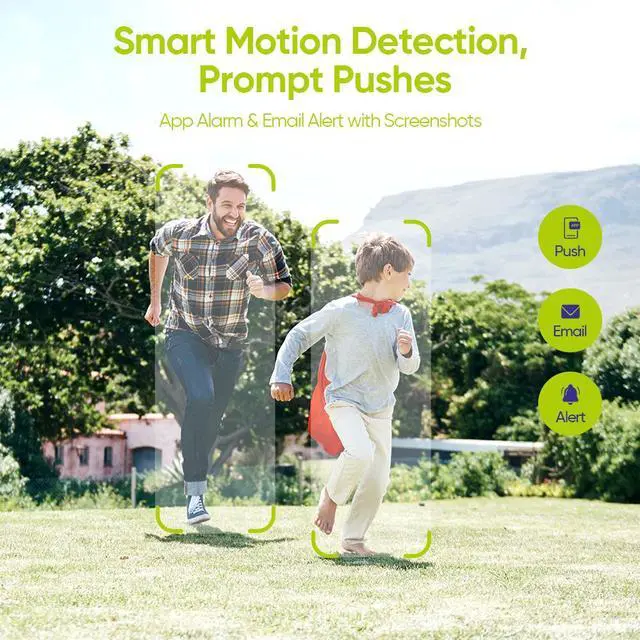 Alt view image 2 of 7 - SANNCE 3MP 8CH PoE Security Camera System, H.265+ 6MP NVR, 4X 3MP Wired Bullet Security IP Cams, AI Human/Vehicle Detection, Built-in Mic, 0TB HDD, 100Ft Color Night Vision, IP67 Waterproof