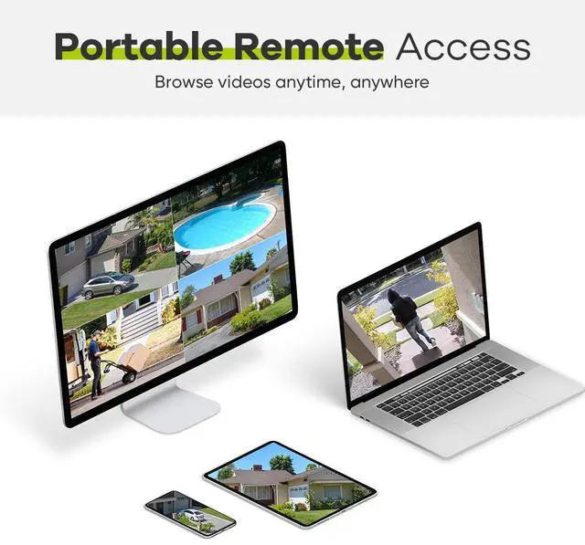 Alt view image 5 of 7 - SANNCE PoE  H.265+ NVR 6MP 8 Channel, 6MP CCTV Security Camera System Network Video Recorder Supports 6MP 5MP 3MP 1080P HD PoE Surveillance IP Camera, AI Human/Vehicle Detection, No HDD, Remote Access