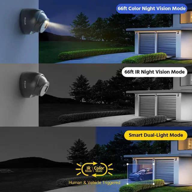 Alt view image 2 of 7 - ANNKE 8CH Wired Outdoor Security Camera System with AI Human/Vehicle Detection, 4K H.265+ 5-in-1 DVR and 8x2MP Cameras, Email Alert with Snapshots, 1TB HDD, 66ft Night Vision, Smart Dual Light, Black