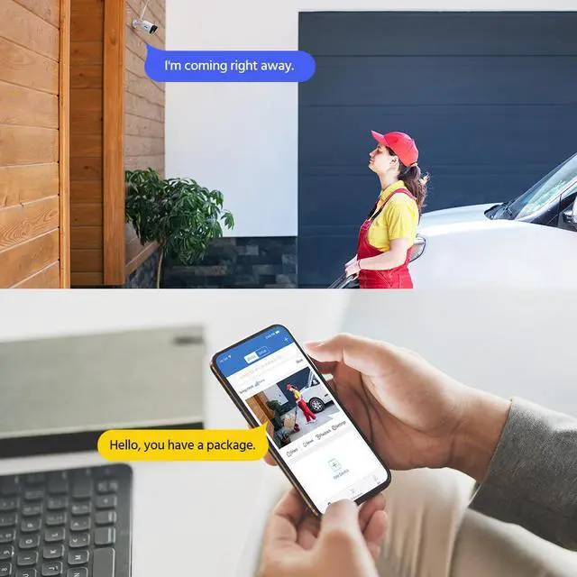 Alt view image 2 of 7 - ANNKE 8CH Wireless Security Camera System, 4Pcs 5MP Outdoor WiFi Cameras for Recording and Remote View with HDMI and VGA inputs, 2 USB 2.0 interfaces, NVR IP Video Surveillance Kit, 2TB HDD