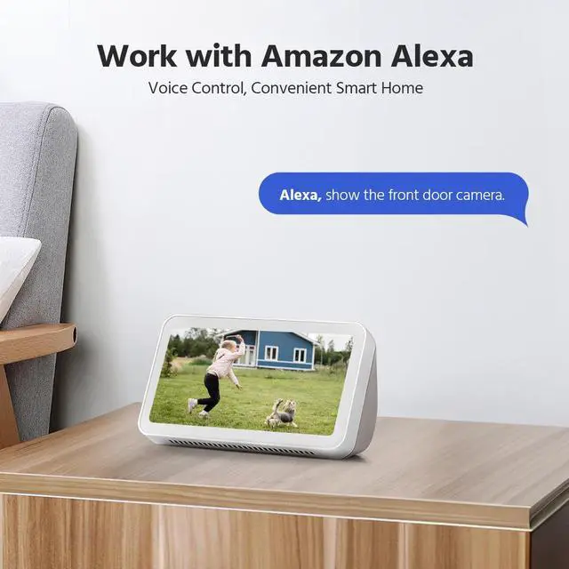 Alt view image 7 of 7 - ANNKE 4MP Ultra HD 16 Channel 4 Cameras Wireless NVR Security System, 2.4/5.8G Dual-Band WiFi, Human Motion Detection, Two-Way Audio, Night Vision, Works with Alexa, 0TB HDD