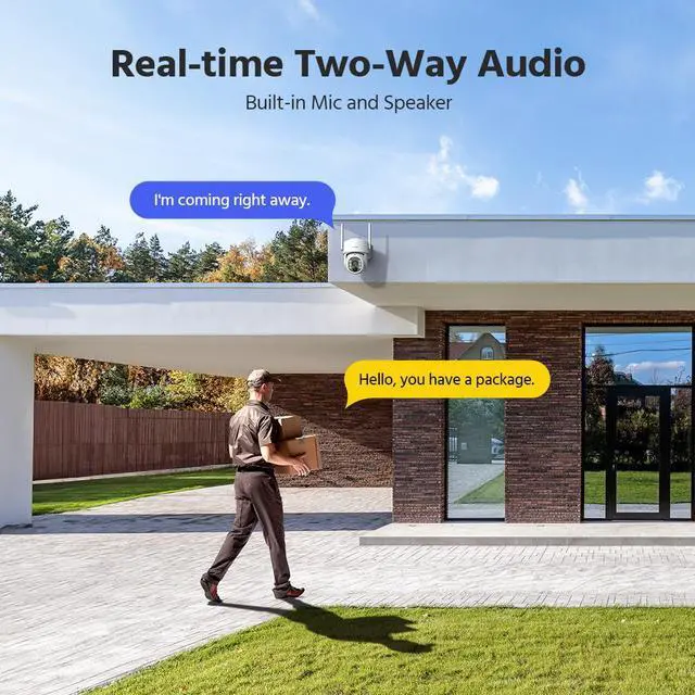 Alt view image 3 of 7 - ANNKE 4MP Ultra HD 16 Channel 8 Cameras Wireless NVR Security System, 2.4/5.8G Dual-Band WiFi, Human Motion Detection, Two-Way Audio, Night Vision, Works with Alexa, 4TB HDD