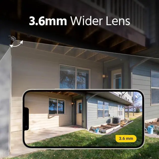 Alt view image 5 of 7 - ANNKE 1080p HD-TVI Security Surveillance Camera for Home CCTV System, 2MP Bullet BNC Camera with Super Night Vision, IP66 Surveillance Weatherproof Addon Wired Camera