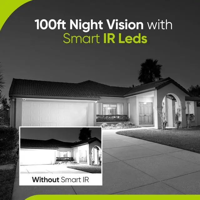 Alt view image 2 of 7 - SANNCE 2MP CCTV 4in1Security Camera, Dome Surveillance Camera with 100ft Night Vision, IP66 Waterproof for 960H,720P,1080P,5MP,4K Analog Security DVR, Turret Surveillance Cameras