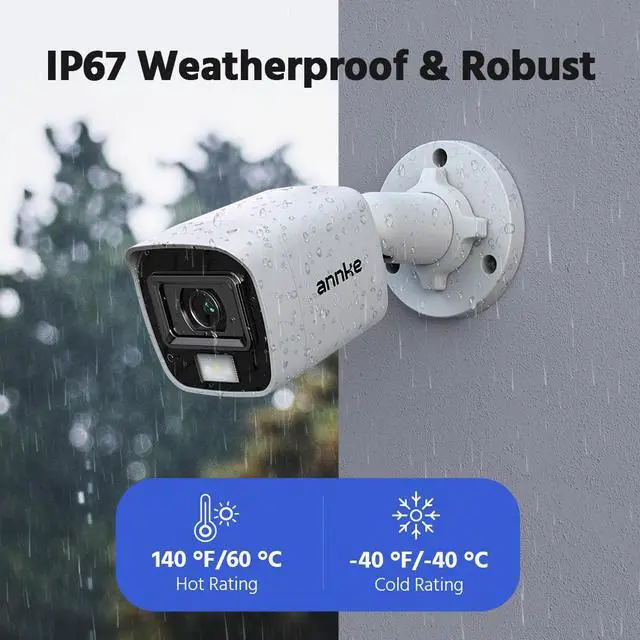 Alt view image 5 of 7 - ANNKE 2MP Security Camera System, 8CH 4K DVR Recorder with AI Motion Detection, 8X 1080P (1920×1080) Add-on Wired White Cams with Smart Color Night Vision, IP67, Compatible with Alexa, 0TB Hard Drive