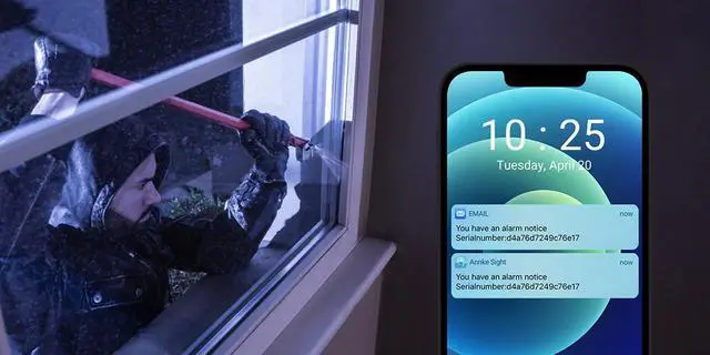 Alt view image 7 of 7 - ANNKE 5MP 3K Wireless Security Camera Outdoor, H.264+ Video Compression, PIR Human Detection,100ft Super Night Vision , Compatible with Alexa, Bullet Wireless Security Camera with IP66 Weatherproof