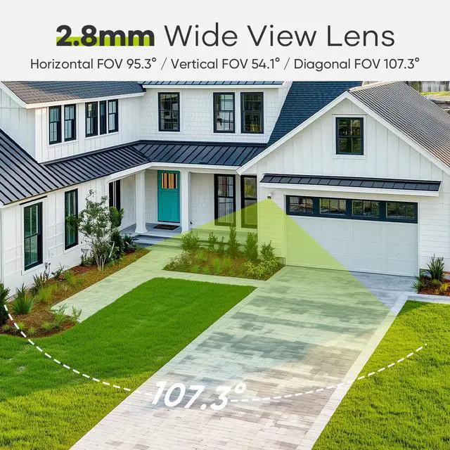 Alt view image 6 of 7 - SANNCE 5MP PoE Security System, 8CH Surveillance NVR with 4PCS 5MP HD Weatherproof Bullets Cameras with H.265 Video Compression, Smart IR LED, APP Push Alert, Remote Access (2TB HDD)