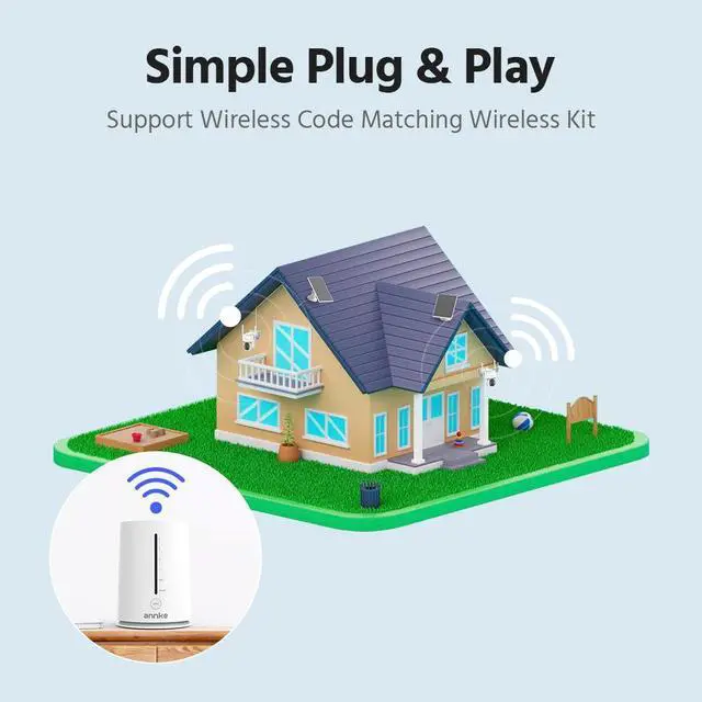 Alt view image 5 of 7 - ANNKE 4MP 2K Wireless Security Camera Outdoor, 2-Cam Kit Solar Surveillance System, PIR Human Detection, 360° Pan & Tilt, Compatible with Alexa, Color Night Vision, No Monthly Fee, 64GB Memory Card