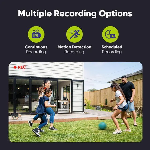 Alt view image 5 of 7 - SANNCE 8-Channel 1080P Wired Home Surveillance Security Camera System DVR Recorder with Human Detection, Standalone DVR Video Recorder CCTV Support 5-in-1 CVBS/AHD/TVI/CVI/IP