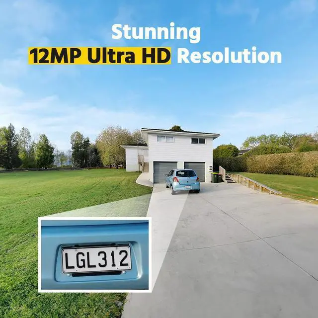 Alt view image 2 of 7 - ANNKE 12MP 8CH NVR for PoE Home Security Camera System, H.265+, with Motion Detection, Works with 8 x IP Cams, Supports up to 8TB HDD, RTSP, Alexa, 24/7 Recording (HDD Not Included)