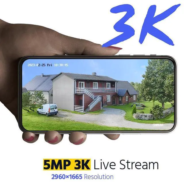 Alt view image 2 of 7 - ANNKE 4 Pack Add-On 3K Super HD Smart Dual Light Color Night Vision Security Camera, 4-in-1 CCTV Surveillance Camera with Built-in Mic, IP67 Weatherproof for Outdoor Indoor Use, Easy Install