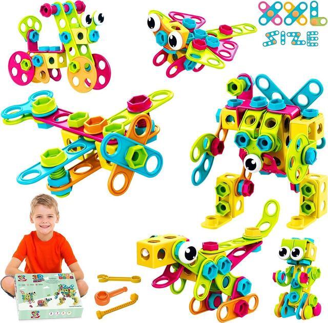Alt view image 3 of 7 - STEM Toys KIT 147 Pcs - Educational Construction Sets + 34 Models Step-by-Step Guide  Mobius Creative Engineering Toys - Learning Building Blocks for Kids 4-8 Boys & Girls 4 5 6 7 8 Years Old