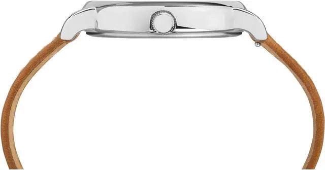 Alt view image 3 of 8 - Timex Men's Weekender 40 Indiglo Brown/Blue Leather Strap Watch - TW2R42500