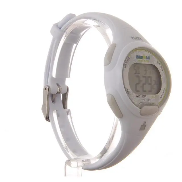Alt view image 3 of 5 - Timex Ironman Women's | White Case & Strap | Digital Traditional 10-Lap T5K606