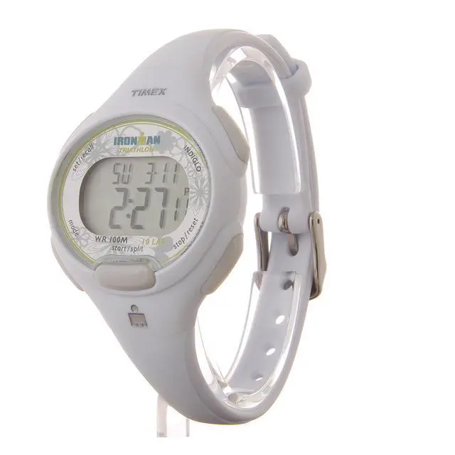 Alt view image 2 of 5 - Timex Ironman Women's | White Case & Strap | Digital Traditional 10-Lap T5K606